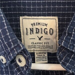 Men's Indigo Button Down